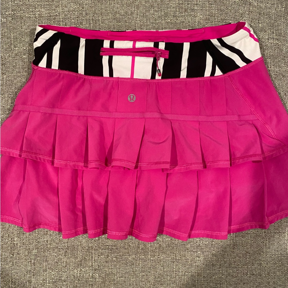 Pink lulu tennis skort